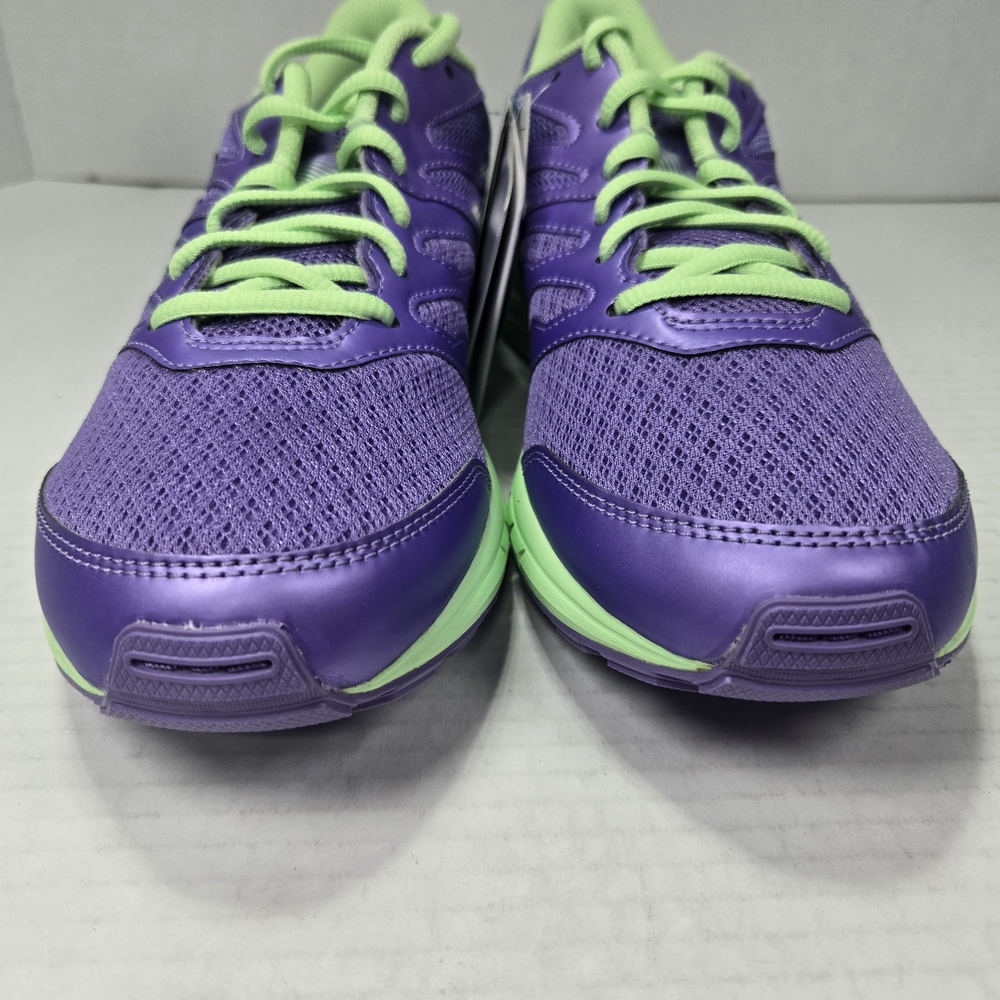 ASICS GEL- ZARACA 4 GS kids Purple and Lime Running Shoes Size 7 - Picture 7 of 12